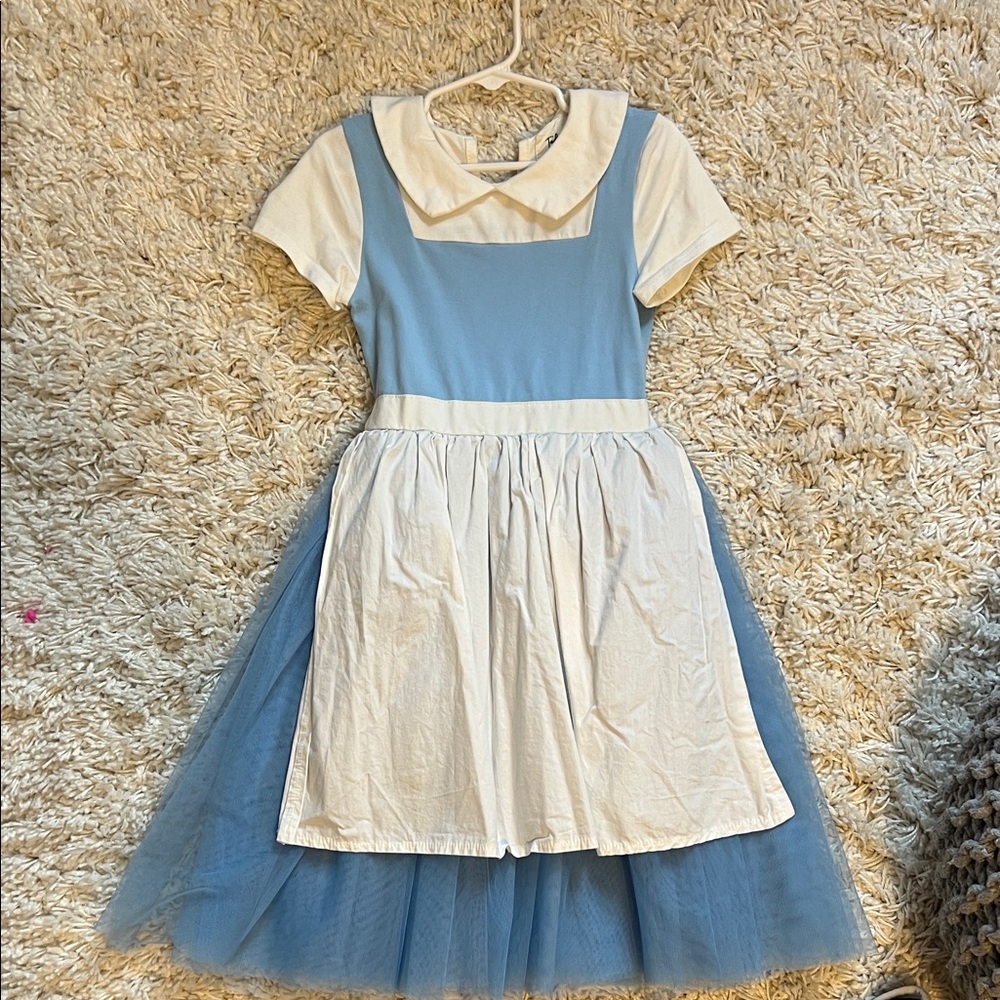 Belle Beauty and the Beast Girls' Blue Provincial Dress